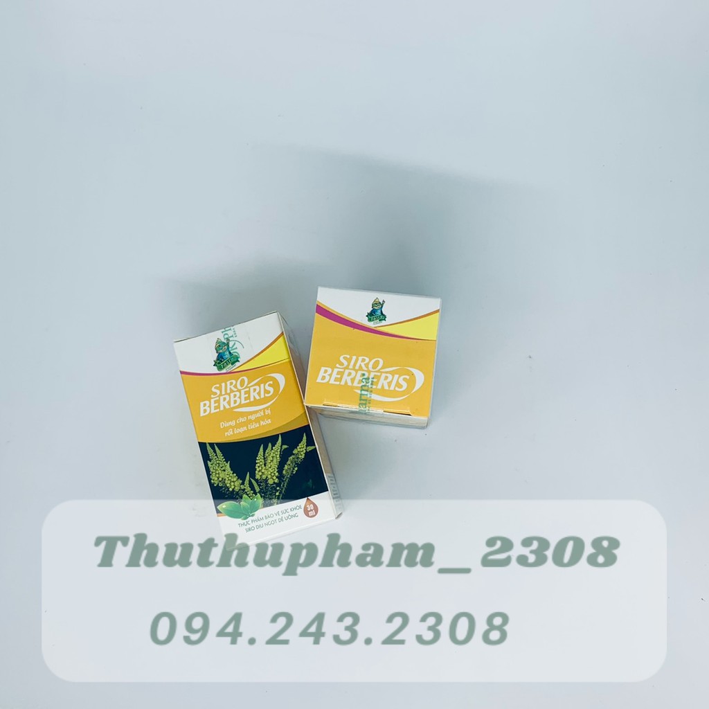 Siro Berberis 30ml tiêu chảy