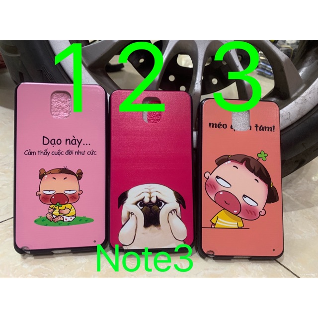 Ốp lưng samsung note 3 in hình dễ thương