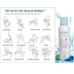 Xịt Khoáng Evoluderm Atomiseur Eau Pure 400ml - 150ml Pháp