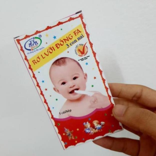 Gạc Rơ Lưỡi Đông Fa Vệ Sinh Răng Miệng / Rơ Lưỡi Cho Bé Hàng Việt Nam