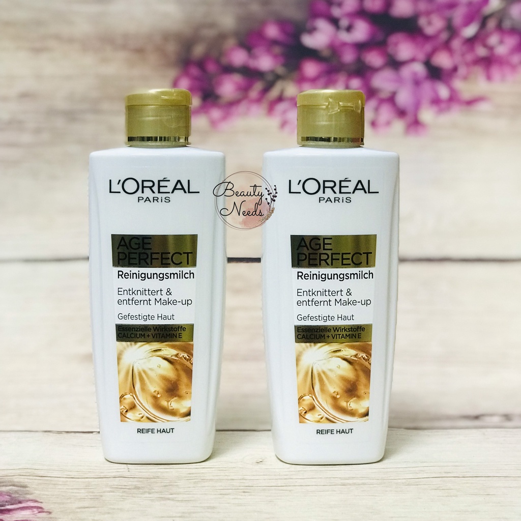SỮA RỬA MẶT LOREAL AGE PERFECT DẠNG SỮA GIÚP CĂNG MỊN DA- 200ml
