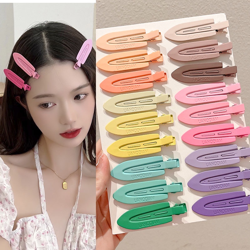 Bộ Kẹp Tóc Không Đường May Thời Trang Nhật Hàn Cao Cấp