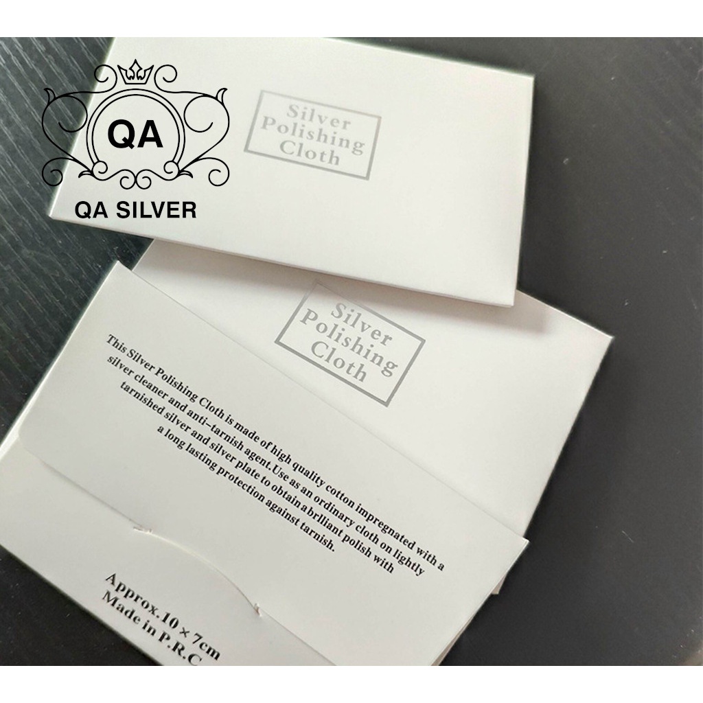 Khăn lau trang sức bạc khăn làm sạch mắt kính điện thoại QA SILVER AC200602