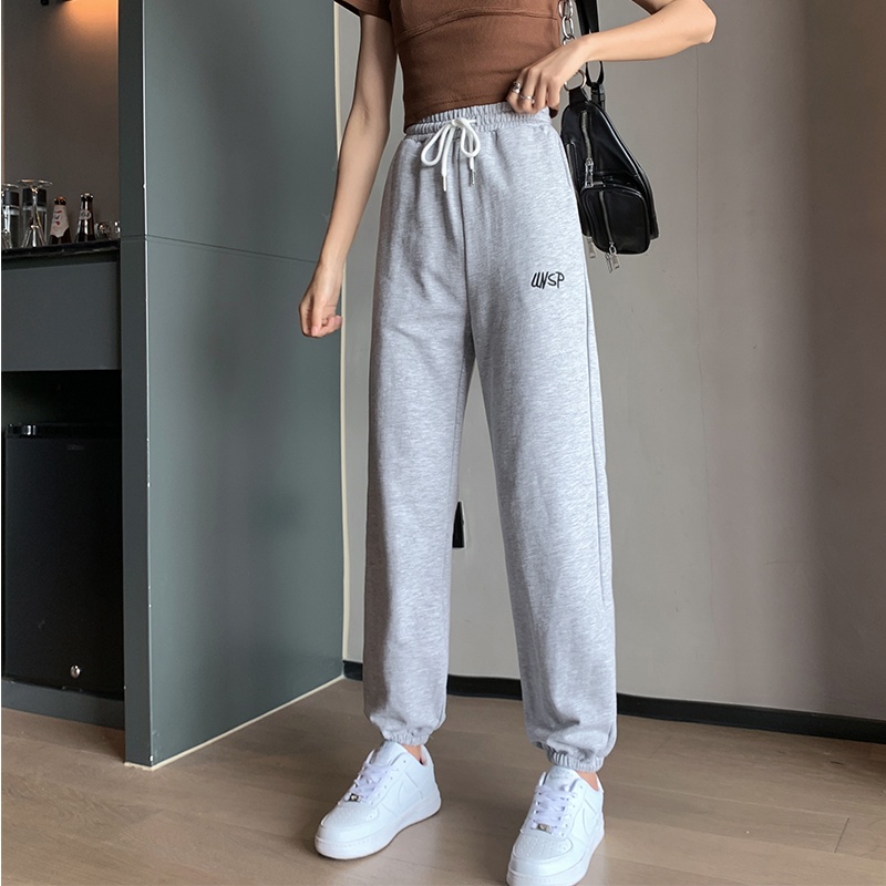 NRVP Quần Thể Thao Ống Rộng Phong Cách Thời Trang Hàn Quốc Dành Cho Nam Và Nữ