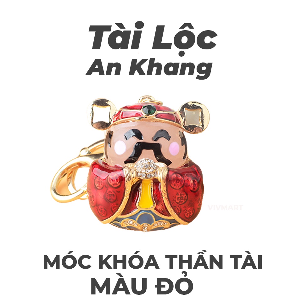 MÓC KHÓA THẦN TÀI CHIÊU TÀI HÚT LỘC, MAY MẮN AN KHANG