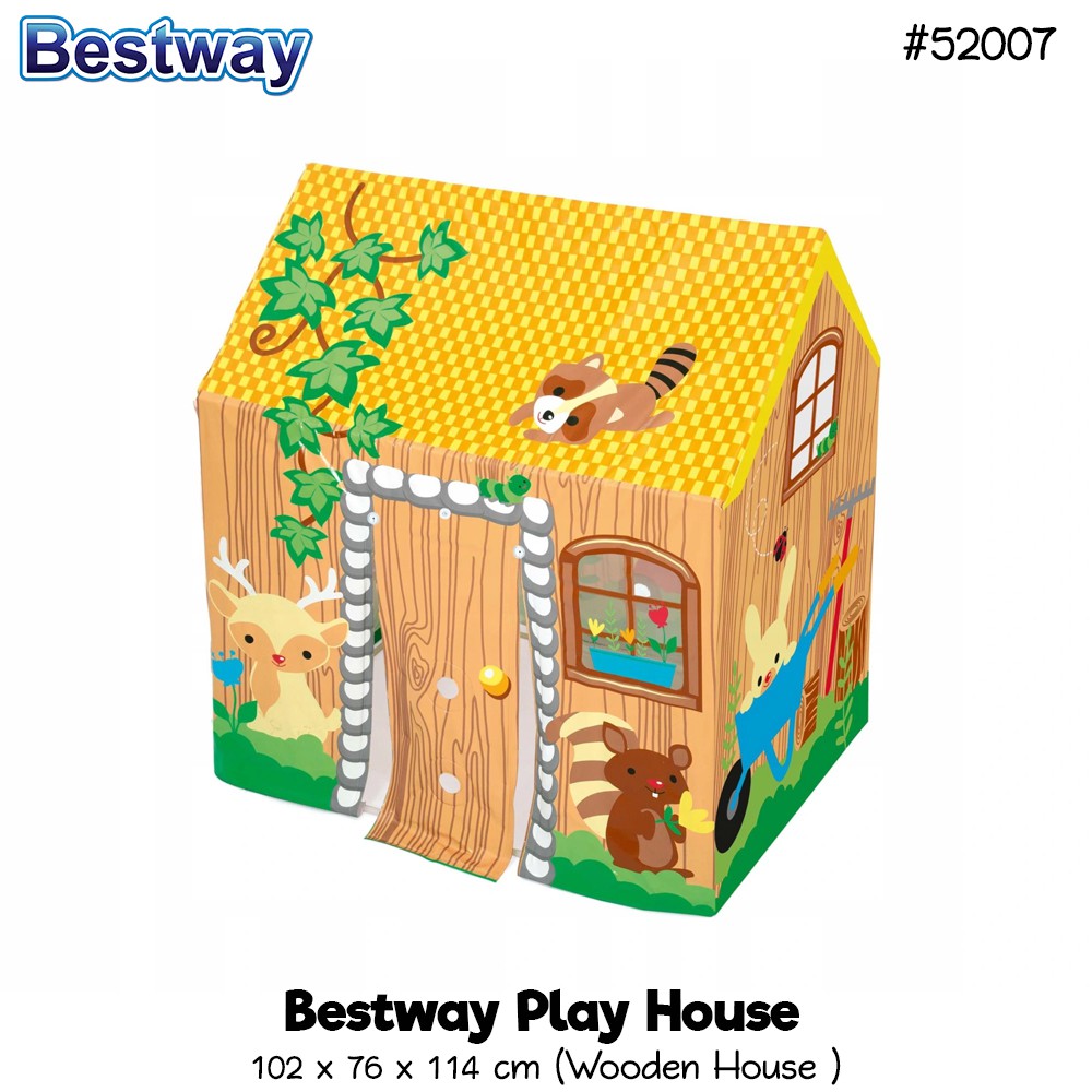 Bestway Lều Đồ Chơi Bằng Gỗ Cho Bé 52007