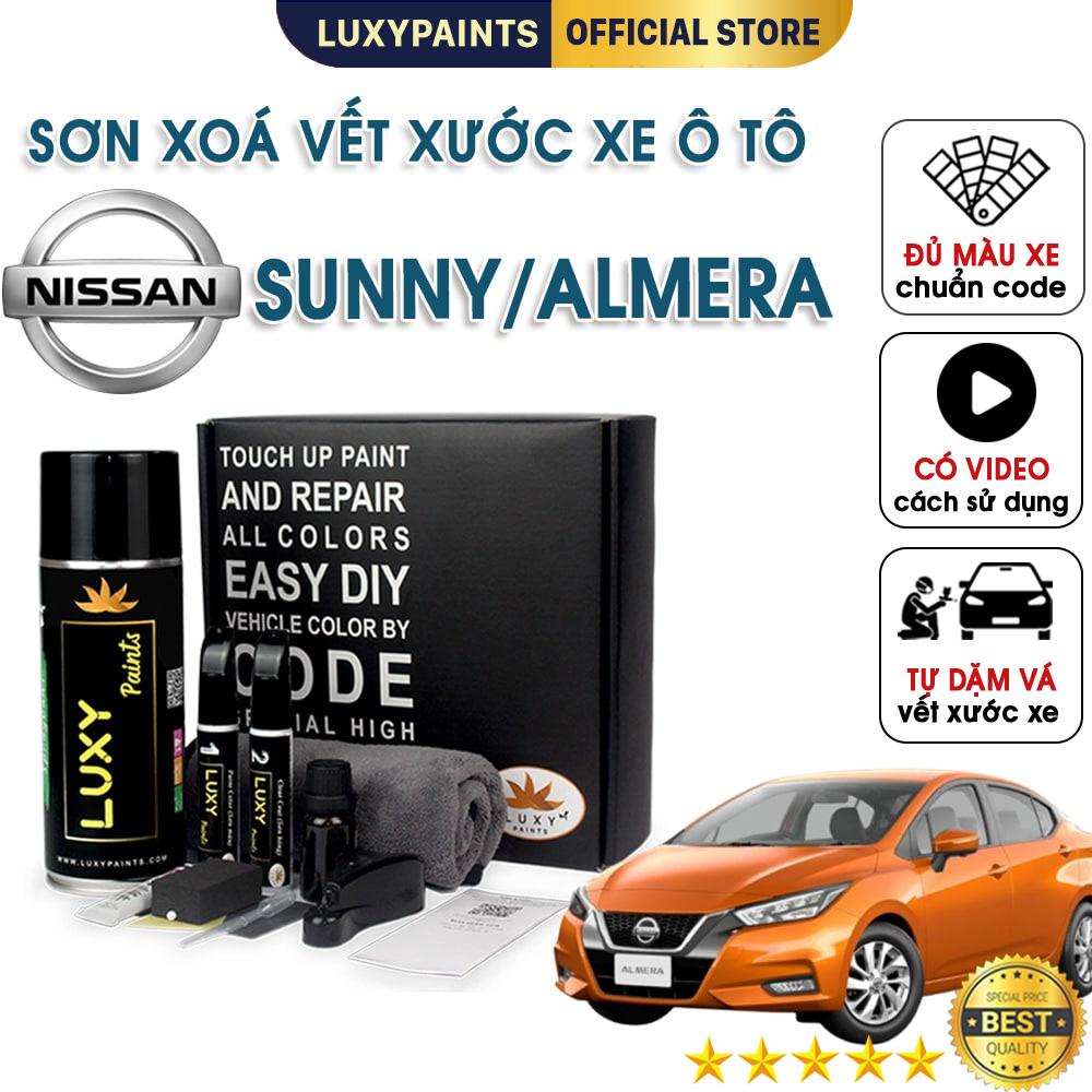Sơn xóa vết xước xe ô tô Nissan Sunny LUXYPAINTS, màu chuẩn theo Code dễ sử dụng độ bền cao - LP01NISU