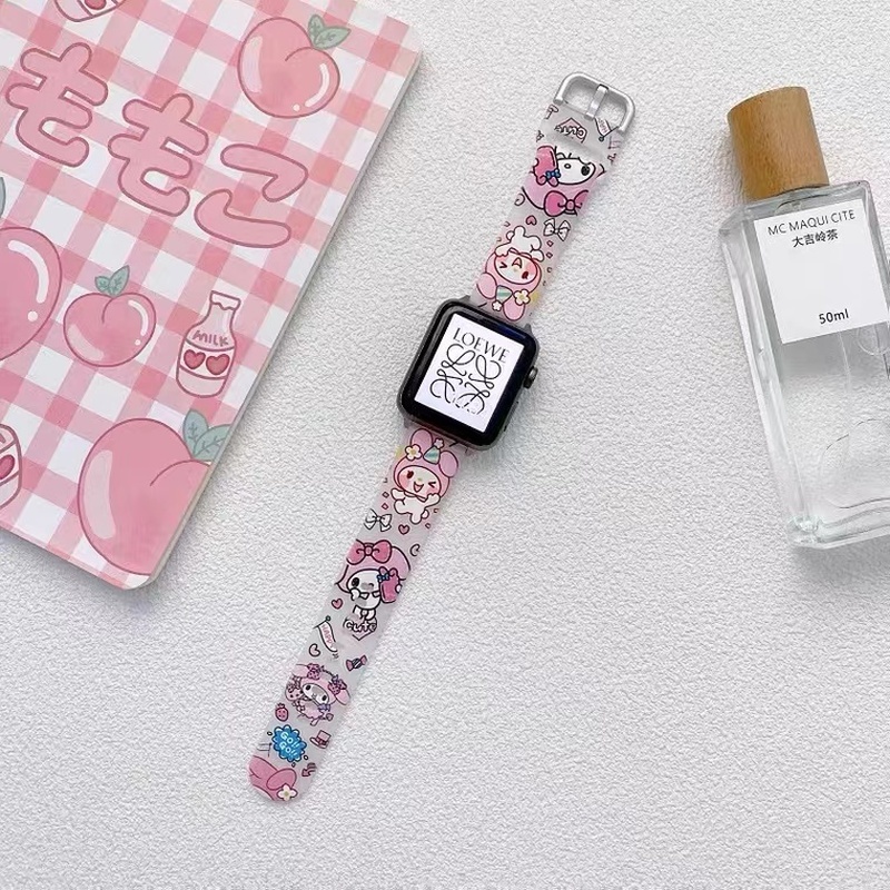 Dây Đeo Đồng Hồ Bằng Silicone Trong Suốt Cho Apple Watch 49mm 41mm 45mm 38mm 42mm 44mm 40mm i-Watch ultra 8 7 6 Se 5 4 3