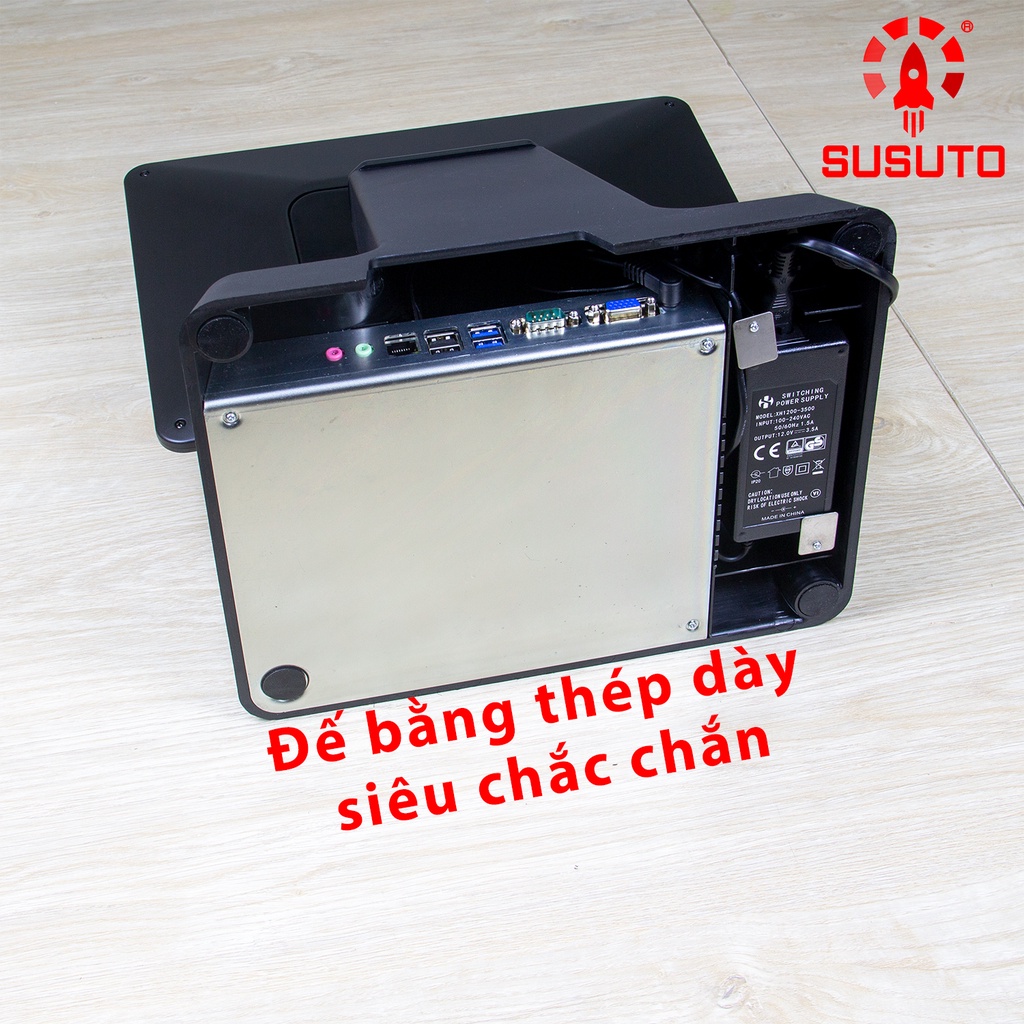 Máy POS bán hàng SC-114 (J1900, 4G DDR RAM, 64G SSD, 14 inch, Black, 1 màn) | BigBuy360 - bigbuy360.vn