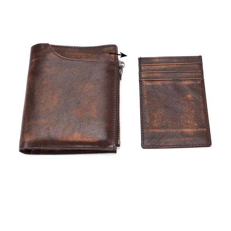 VÍ GẤP NAM DÁNG ĐỨNG DA RETRO - 2281907
