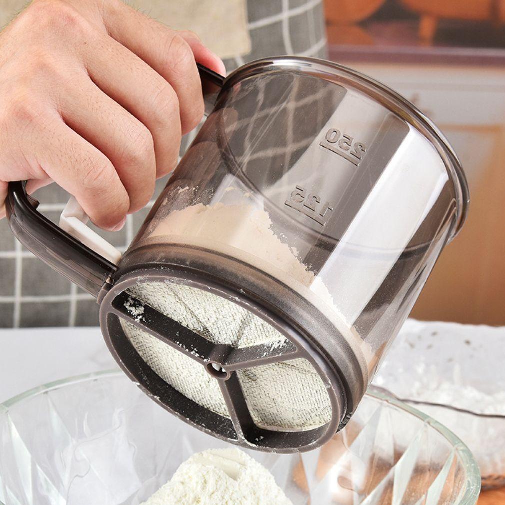 KUNHEV Dụng Cụ Rây Bột Cầm Tay Tiện Dụng Cho Nhà Bếp