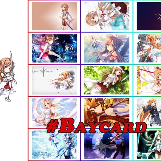 Bộ 30 tấm baycard anime 6x9 cm tổng hợp | BAYSTORE