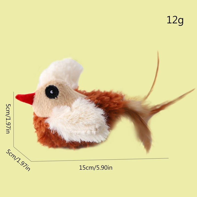 Đồ Chơi Tàu Lửa Điện Tử Bắt Chim Mềm Nhiều Màu Tương Tác Cho Mèo Cưng