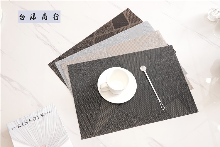 Tấm lót đĩa chống trượt Teslin cao cấp thân thiện với môi trường sáng tạo đơn giản