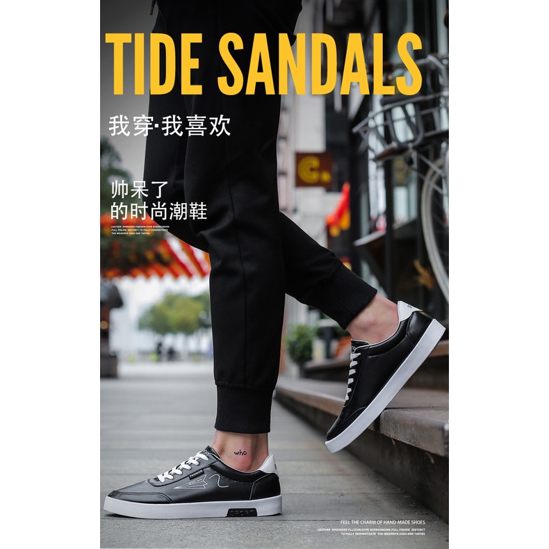 ANDROSHOW Giày thể thao nam thoáng khí phong cách Hàn Quốc thời trang mùa xuân cho ttg022