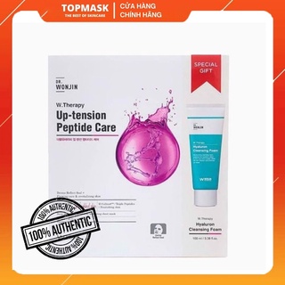 Mặt nạ cho da nhạy cảm wonjin effect w.theraphy up-tension peptide care mask – mặt nạ chống nhăn chuyên sâu