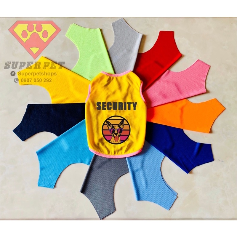 ÁO THÚ CƯNG HÌNH CHIHUAHUA SECURITY SIÊU XINH GIÁ RẺ