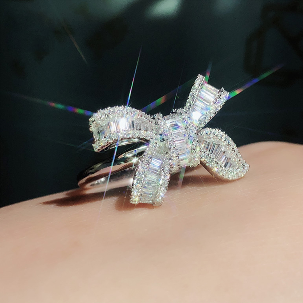 Nhẫn Đeo Tay Kim Loại Đính Đá Thời Trang Cho Nữ