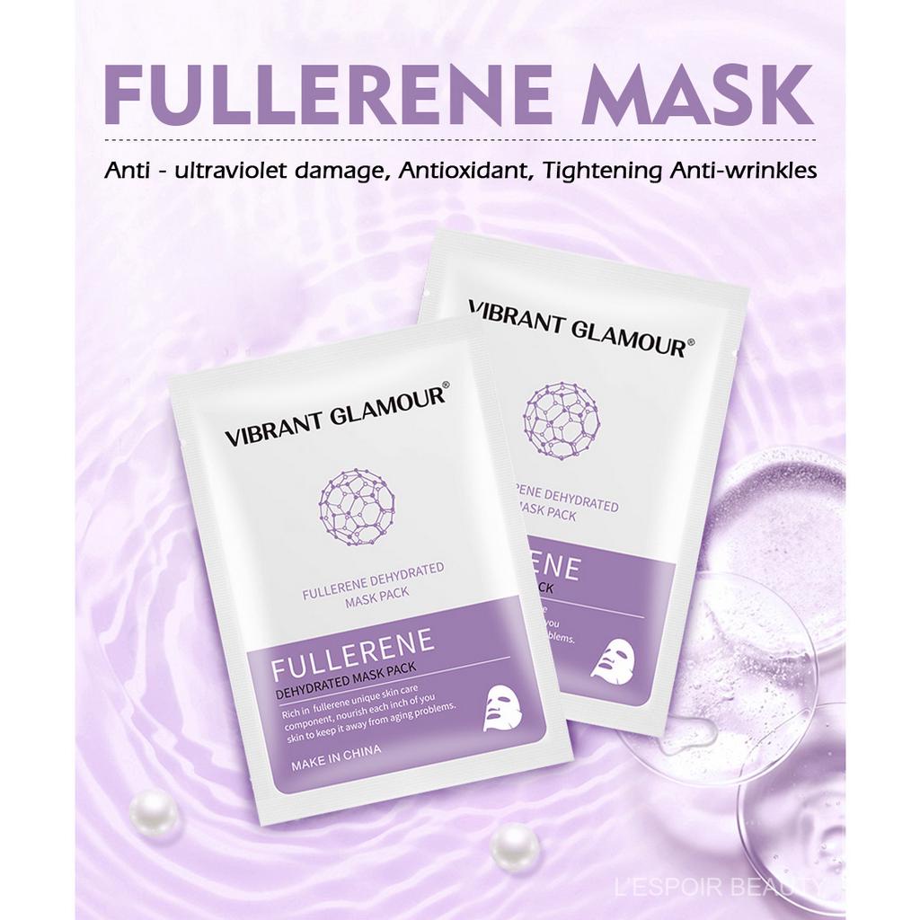 Mặt nạ khô VIBRANT GLAMOR Fullerene oligopeptide dạng bột đông khô giữ ẩm và giảm vết thâm mụn