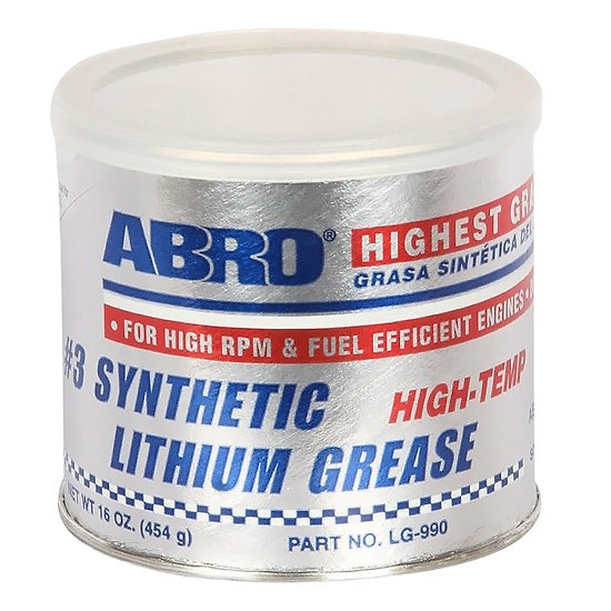 Mỡ bò xanh hộp trắng ABRO SYNTHETIC LITHIUM GREASE 454GR