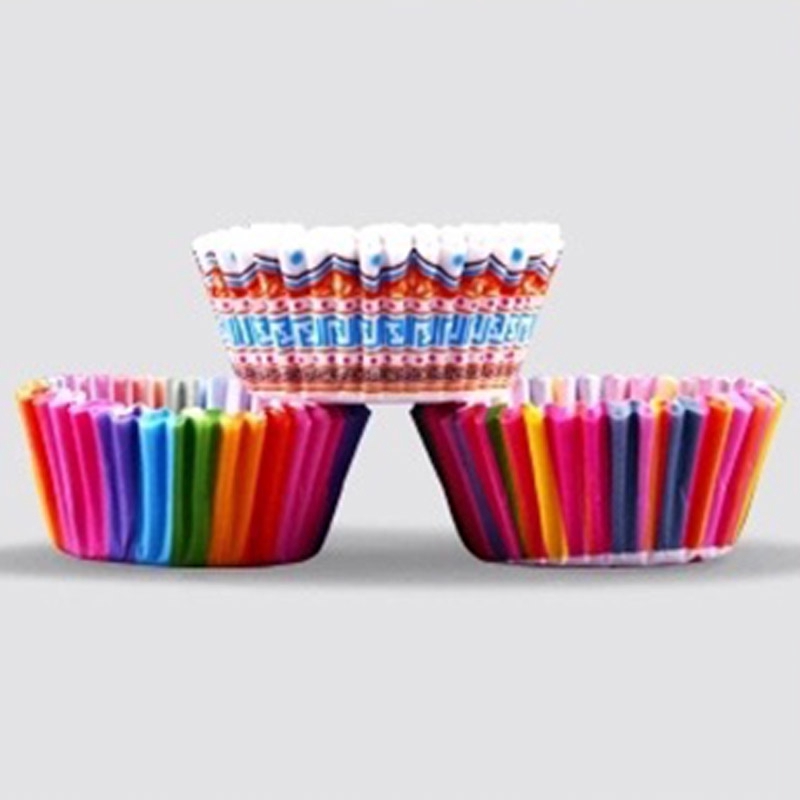 Set 100 Đế Giấy Dùng Để Trang Trí Bánh Cupcake Tiện Dụng