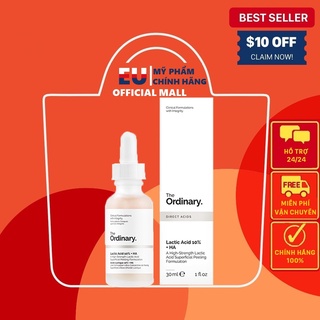 Tinh chất lactic acid 10% và lactic acid 5% + ha the ordinary 30ml
