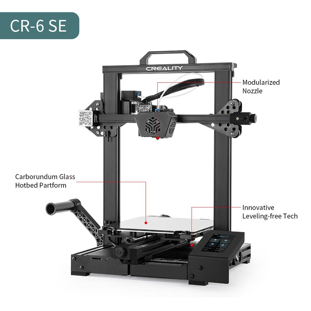 Máy in 3d dòng công nghiệp Creality CR-6 SE khổ in 235*235*250mm