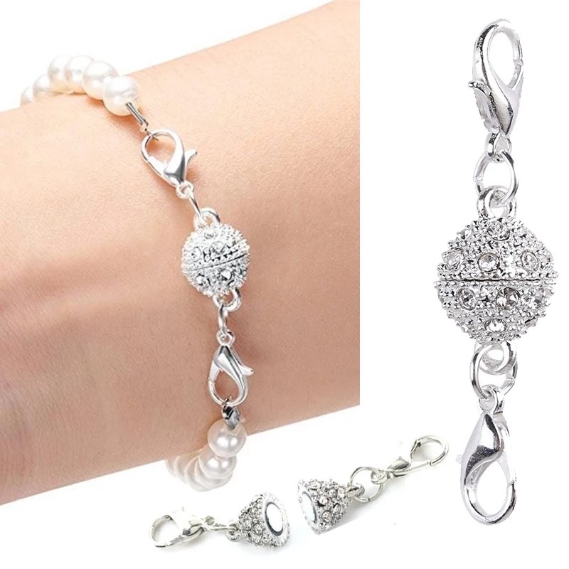 Khóa Cài Từ Tính 10Mm Dùng Để Làm Trang Sức Tiện Lợi