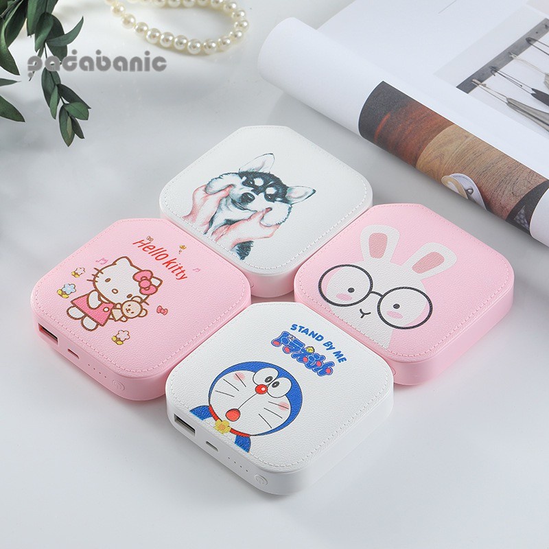 Sạc Dự Phòng Mini Power Bank  10000 mAh Nhỏ Gọn, Dễ Thương