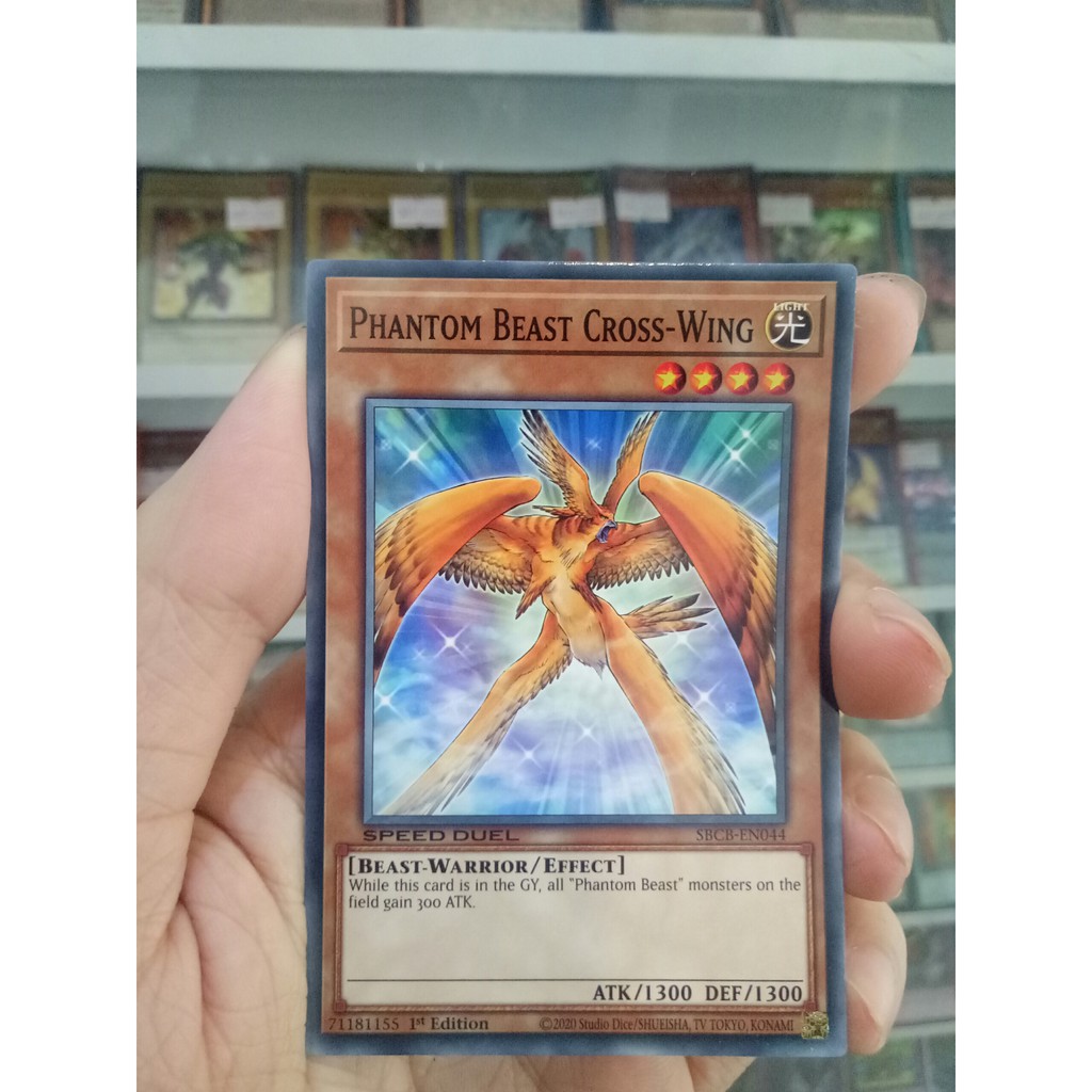 Thẻ Bài Lẻ YugiOh! Mã SBCB-EN044 - Phantom Beast Cross-Wing - Common - 1st Edition