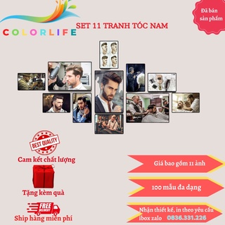 KHUNG TRANH TÓC NAM BARBER TREO TƯỜNG TRANG TRÍ QUÁN SALON TIỆM CẮT TÓC- CEOHAIR1 - ÁNH DƯƠNG