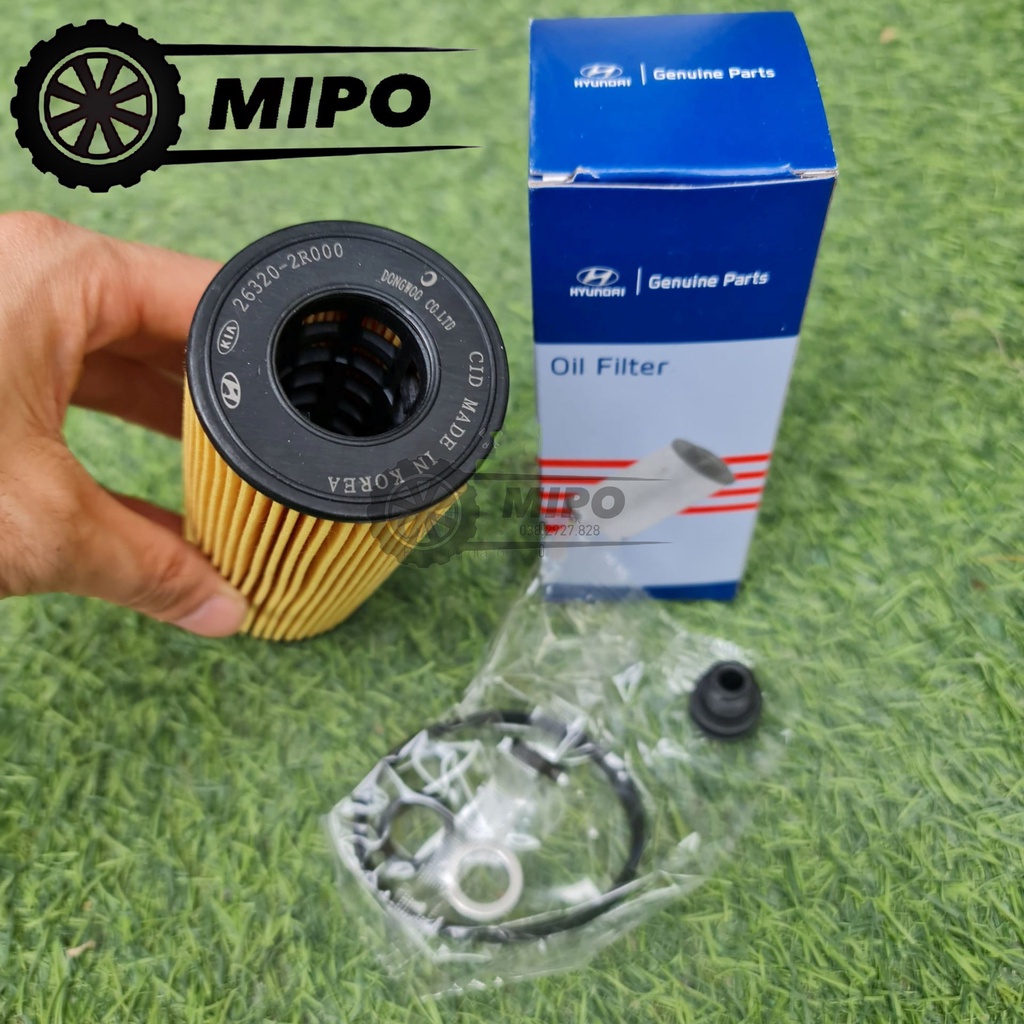 Lọc nhớt, lọc dầu động cơ (Diezel) Xe Santafe (2021-2022), Sorento (2021-2022), Carnival (2021-2022) (Mã: 263202R000 )