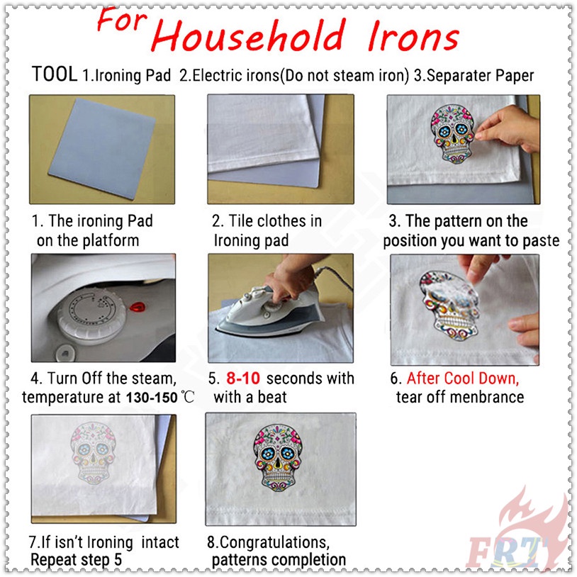 1 miếng dán vinyl in nhiệt trang trí DIY 30 kiểu