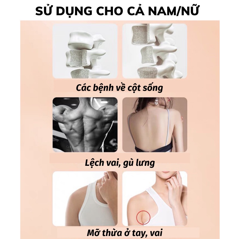 Đai Nâng Đỡ Vòng 1, Đai Chống Gù Lưng, Ngăn Ngừa Thoái Vị, Thoái Hóa Điều Chỉnh Dáng SAKO
