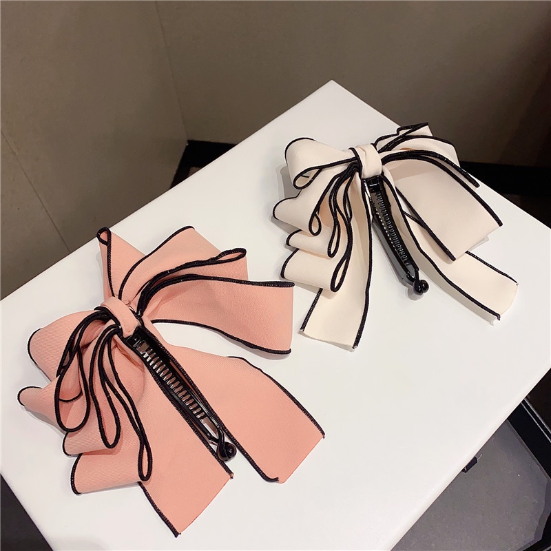 Kẹp Tóc Hình Nơ Cỡ Lớn Thời Trang Mùa Hè Xinh Xắn Cho Nữ