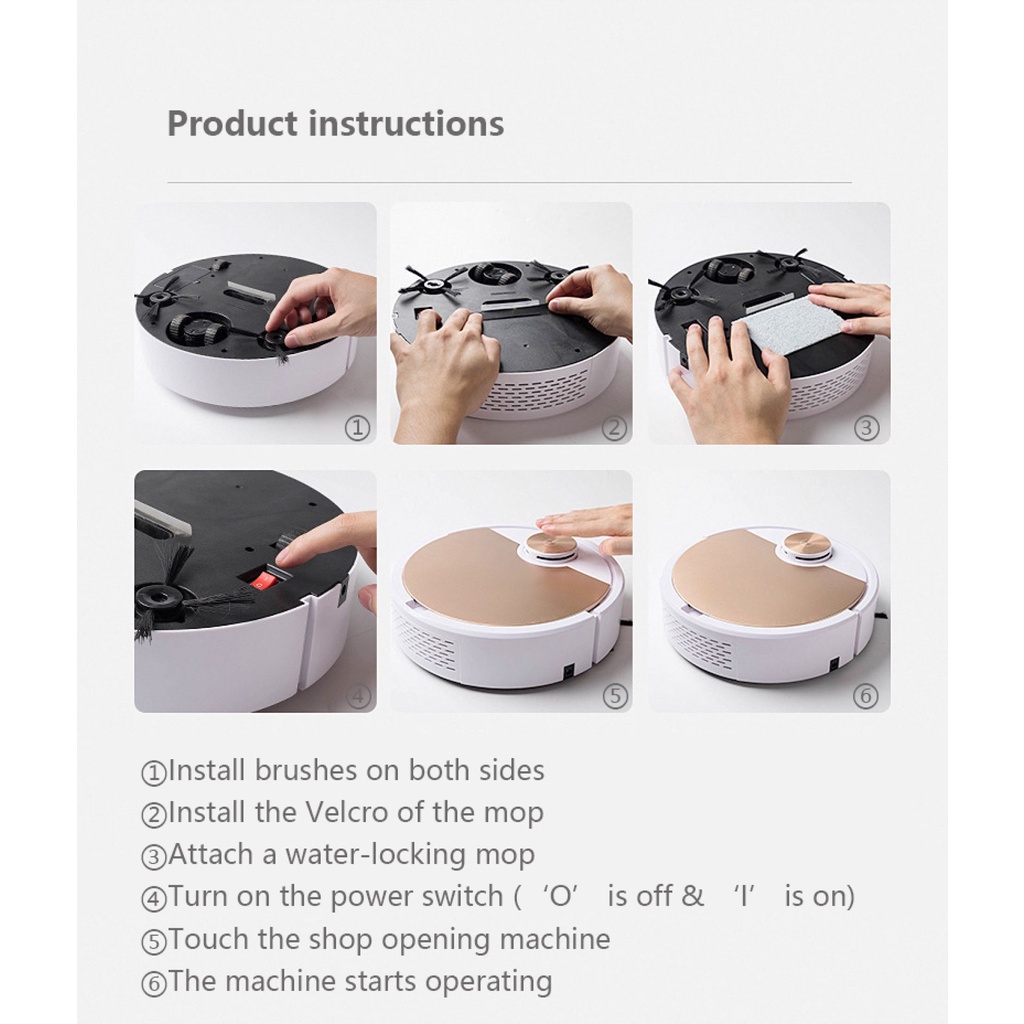 Máy Hút Bui, Robot Hút Bụi Lau Nhà ES06. Lực Hút Mạnh Mẽ, Cảm Biến 1 Chạm, Điều Khiển Qua App, Bảo Hành 12 Tháng!