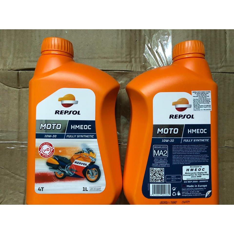 Nhớt Repsol HMEOC 4T 10w30 Fully Synthetic