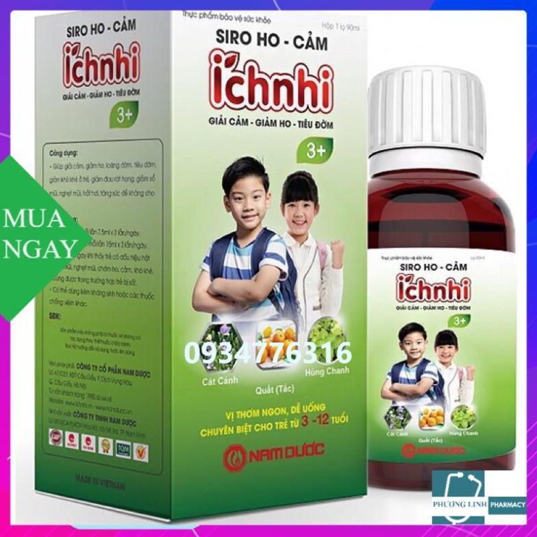 Siro ho cảm Ích Nhi 3+