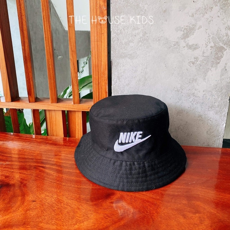 Mũ bucket - Nón tai bèo chữ thêu 2 mặt cho bé - THE HOUSE KIDS