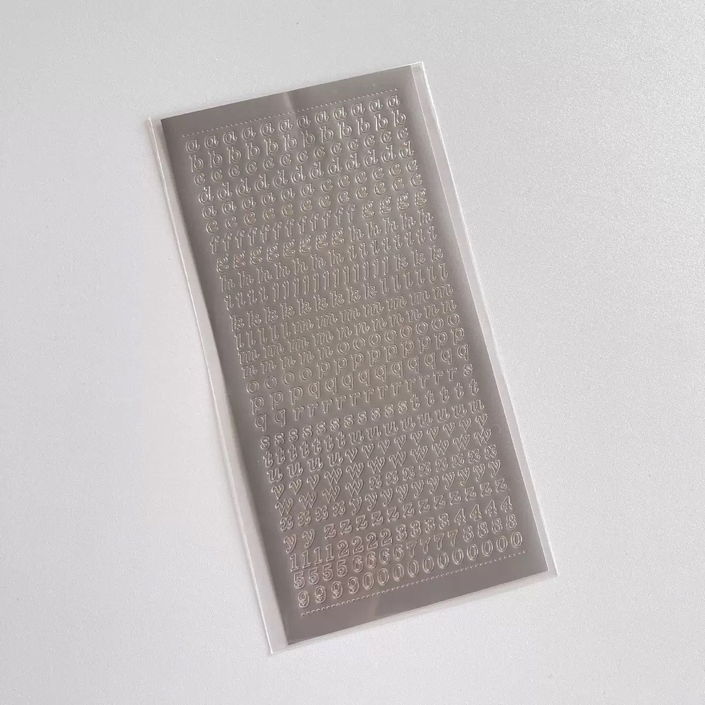 Sticker Chữ Cái In Hoa & Viết Thường Siêu Nhiều Siêu Tiết Kiệm