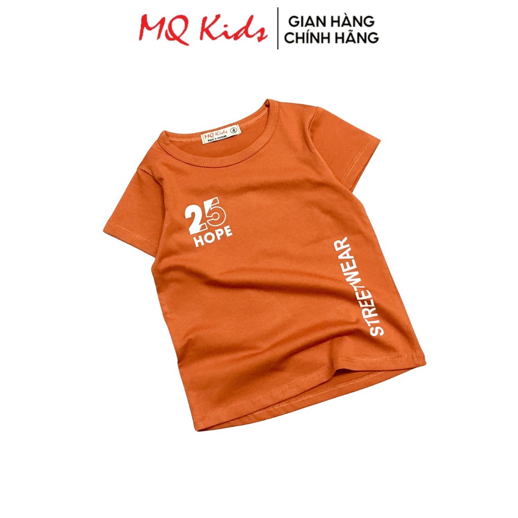 Áo thun bé trai size đại  21_40kg áo phông đại cồ bé trai chất liệu cotton thoáng mát