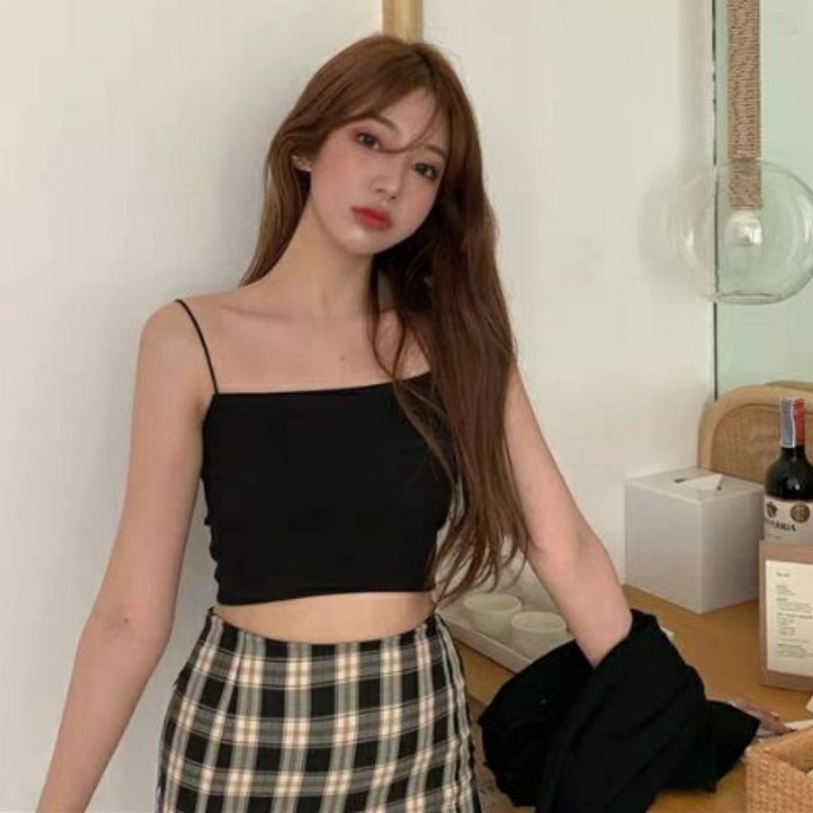 Áo croptop ba lỗ body ESHOP chất thun tăm gân đẹp,áo balo croptop nữ basic kiểu ôm bigsize mùa hè tập gym thể thao AT01