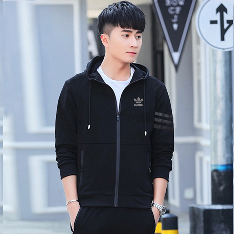 Men's Sweaters Adidas Clover Sweaters Hooded Reflective Logo Sweater Men Wool Coat | BigBuy360 - bigbuy360.vn