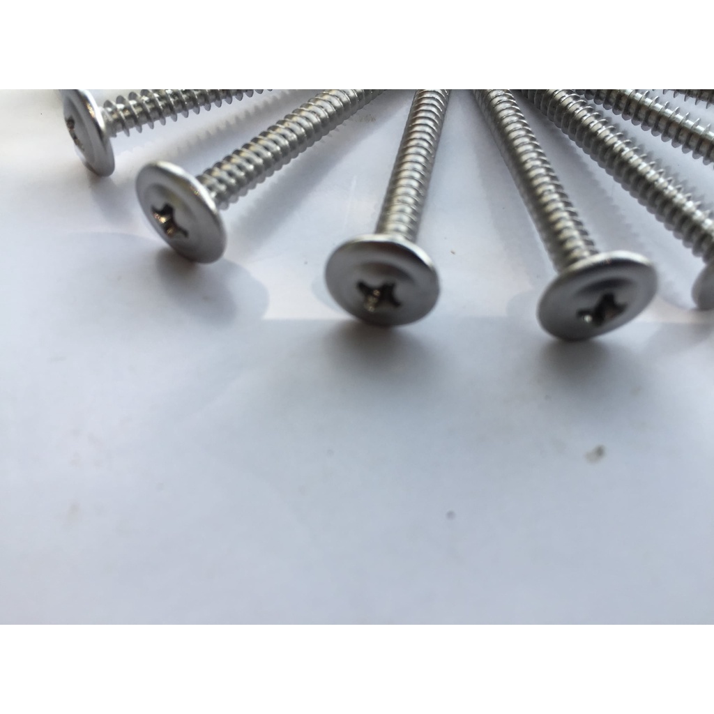 Vít tự khoan inox 304 đầu dù các cỡ set 100gr