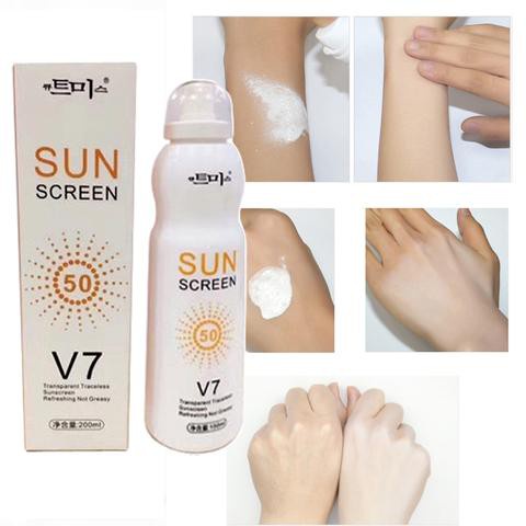 Kem Xịt chống nắng Hàn Quốc Sun Screen V7 -  Kem chống nắng hiệu quả