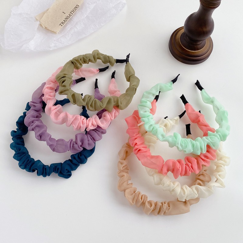 Băng Đô Cài Tóc Phong Cách Hàn Quốc Xinh Xắn Dành Cho Nữ