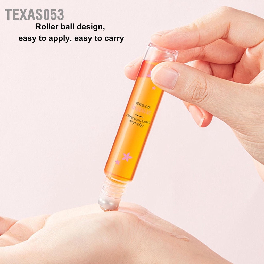Texas053 10ml Nước hoa Roll On Body Hương thơm Bền lâu Hàng xách tay Món quà tuyệt vời cho Phụ nữ Nam giới Bạn gái