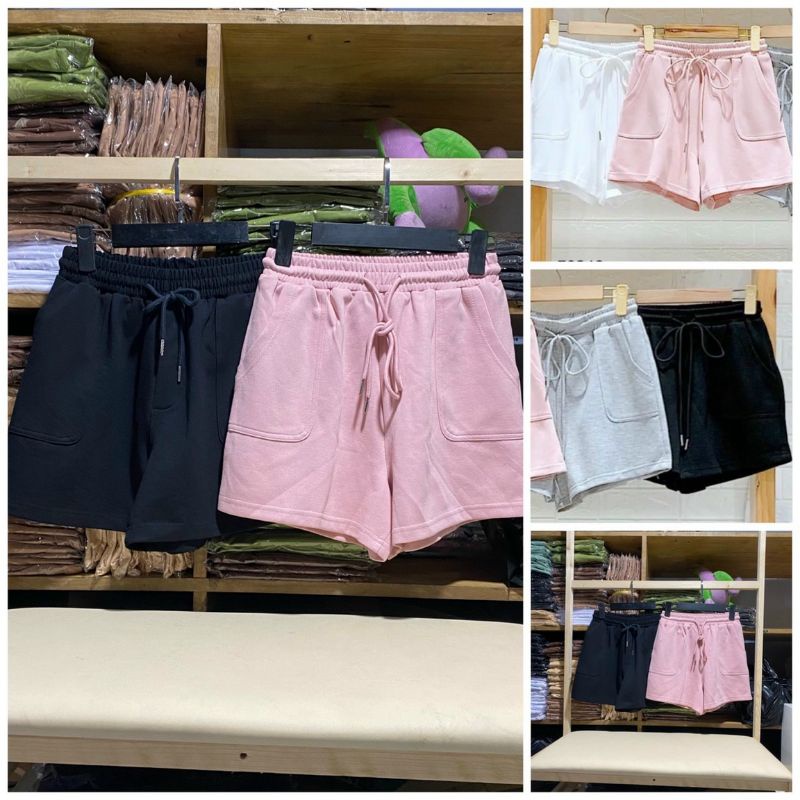 XPstore Quần Short Nỉ ullizang form đẹp 5 màu (Ảnh thật)
