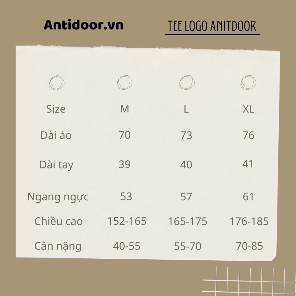 TEE LOGO ANTIDOOR CAO CẤP 100% COTTON OVERSIZE - MÀU ĐEN - HÌNH THẬT SHOP CHỤP