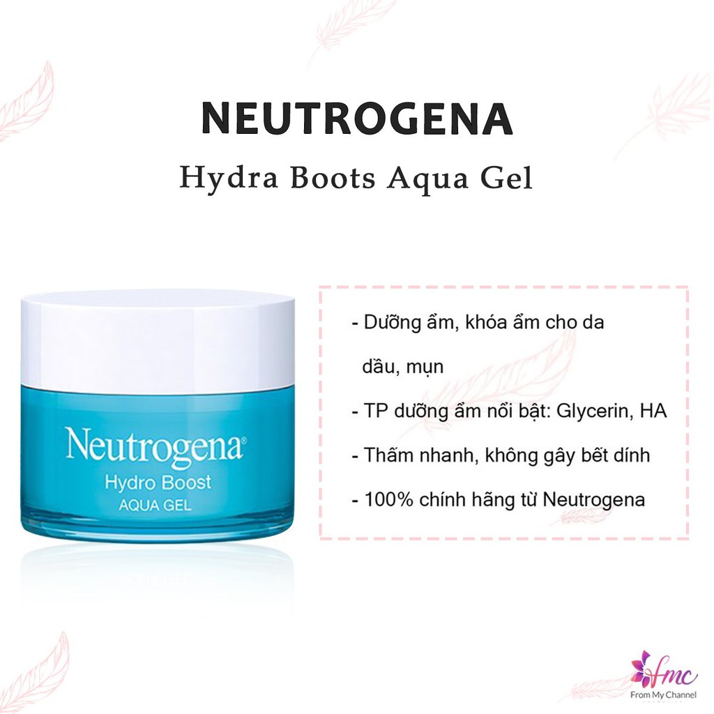 Kem Dưỡng Ẩm Neutrogena Hydro Boost Aqua Gel 50g + Tặng 1 túi chườm giảm đau bụng